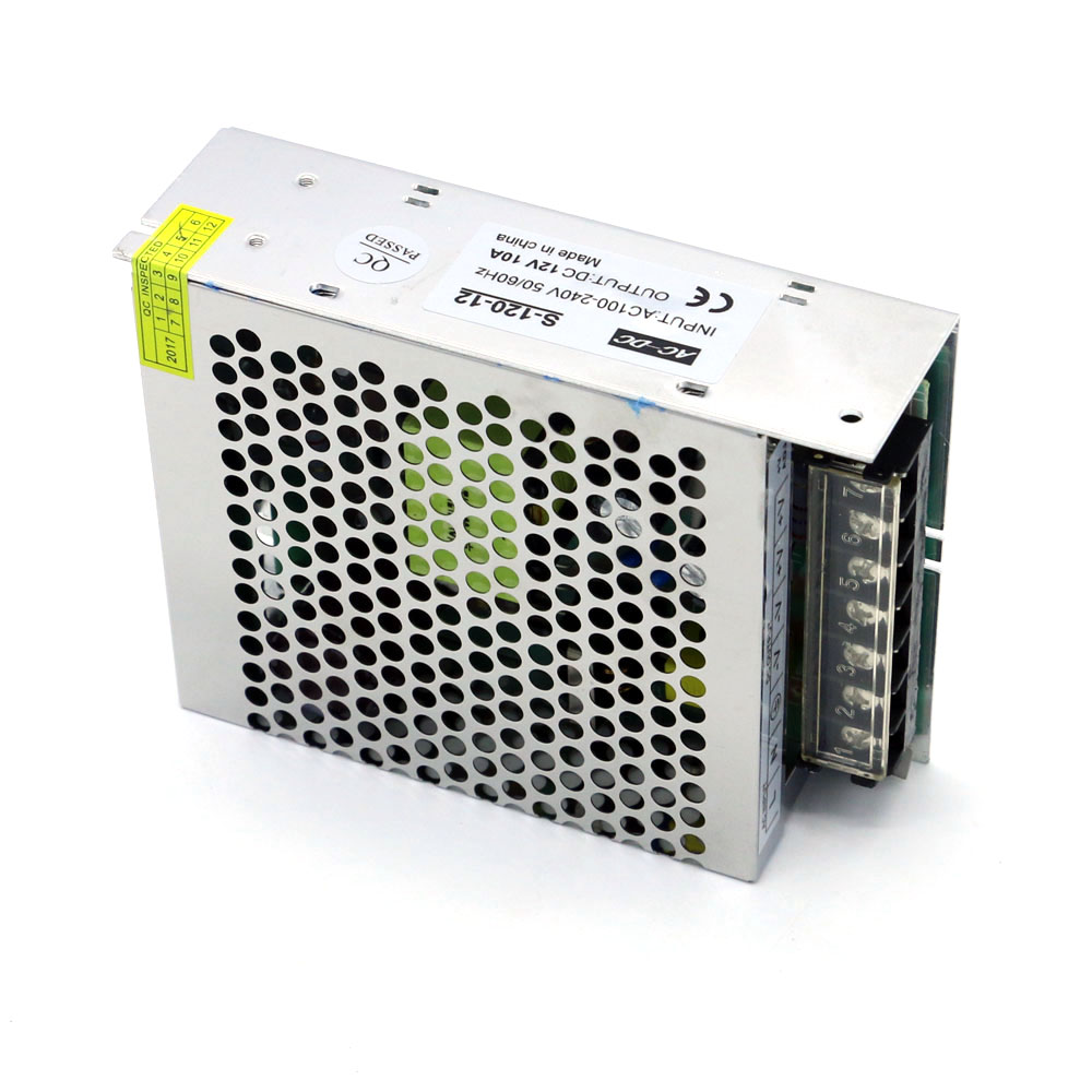 VOITA Switching Power Supply Light Transformer Ac 110v 220v to Dc 5v 12v 24v 48v 120W Power Supply Source Adapter for Led Strip