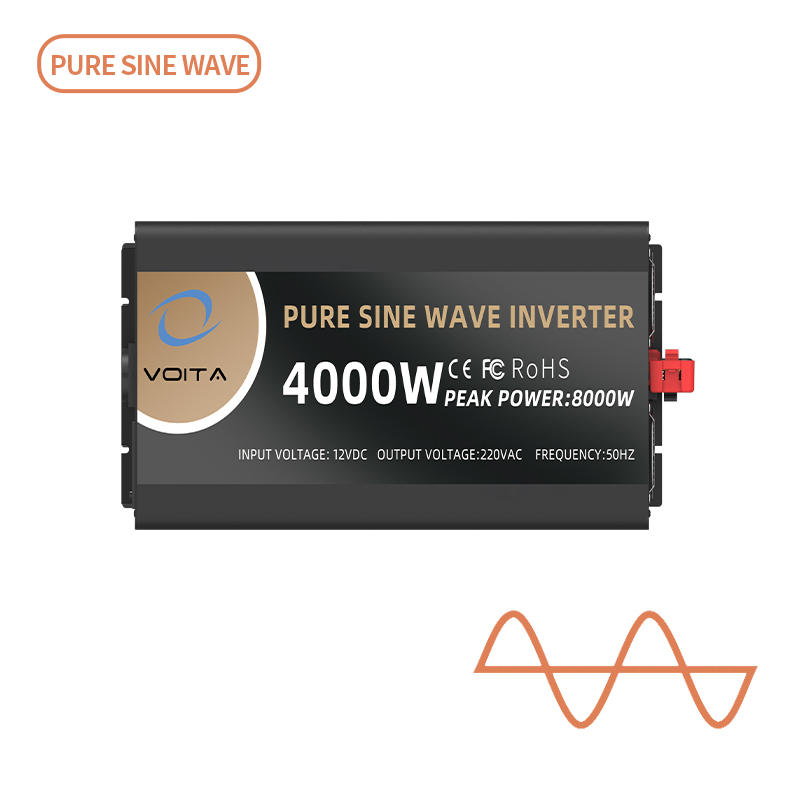 Power Inverter 4000w 12V/24V/48V/60V/72Vdc to 110/220Vac Inverter 4000 Watt