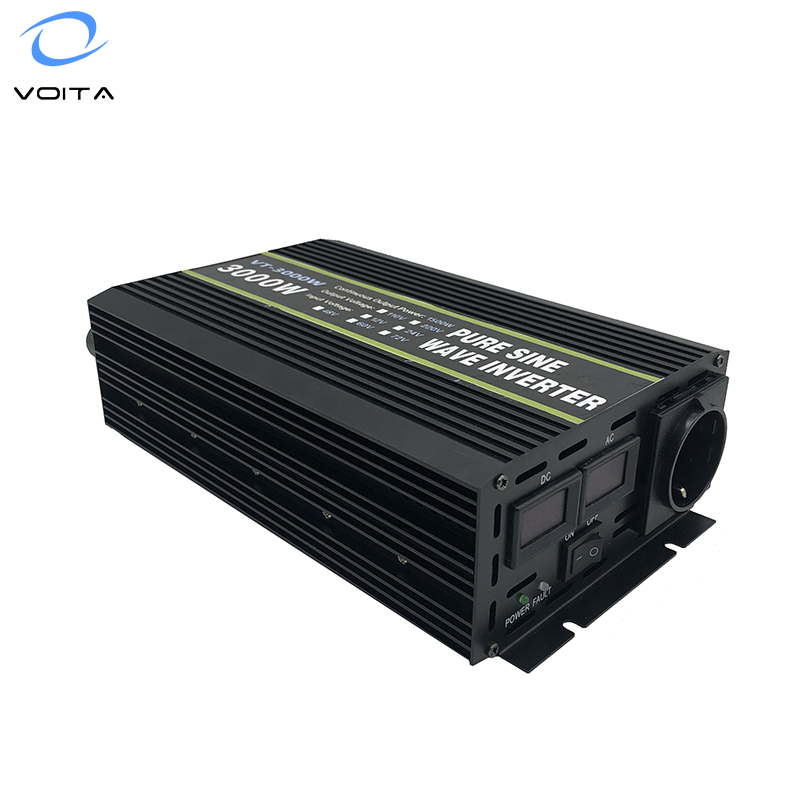 48V 60V to AC220V Pure Sine Wave 3000W Peak Power Car Solar Inverter Rated 1500W for Home Use RV