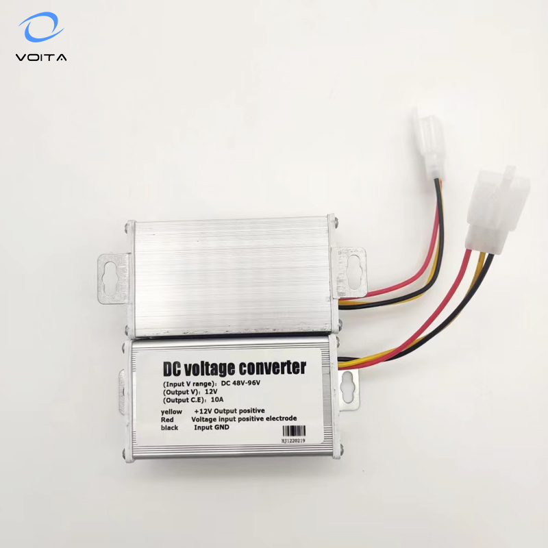 Step Down DC DC Converter 36V 48V 72V 96V to 12V 10A for E-bike Motorcycle