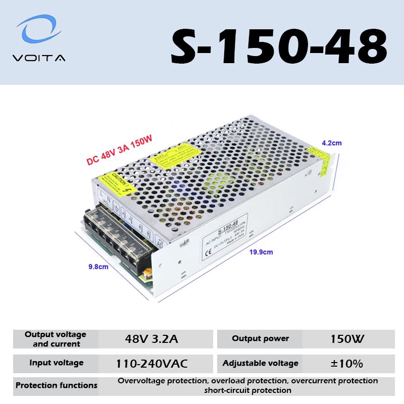 150w 220v 5v 12v 24v 27v 48v Switching Ac Power Supply /dc Power Supply