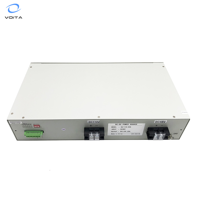 VOITA 19 Inch DC 48V to DC 110V 220V 10A 20A Rack Mount Dc Step up Converter with Warranty