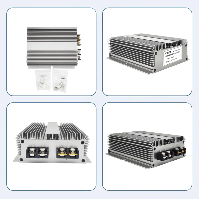 Hot Selling Non-isolated 12V to 36V 30A DC/DC Converter Step up Buck Boost with Single/Dual Output for Air Conditioner Battery