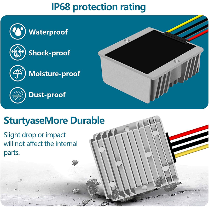 VOITA 24v to 12v 20A DC DC Converter 24v to 12v Buck Converter Step Down Converter