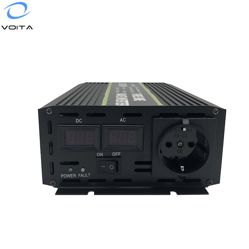 12V 24V 48V 60V to AC220V Pure Sine Wave 3000W Peak Power Car Solar Inverter Rated 1500W for Home Use