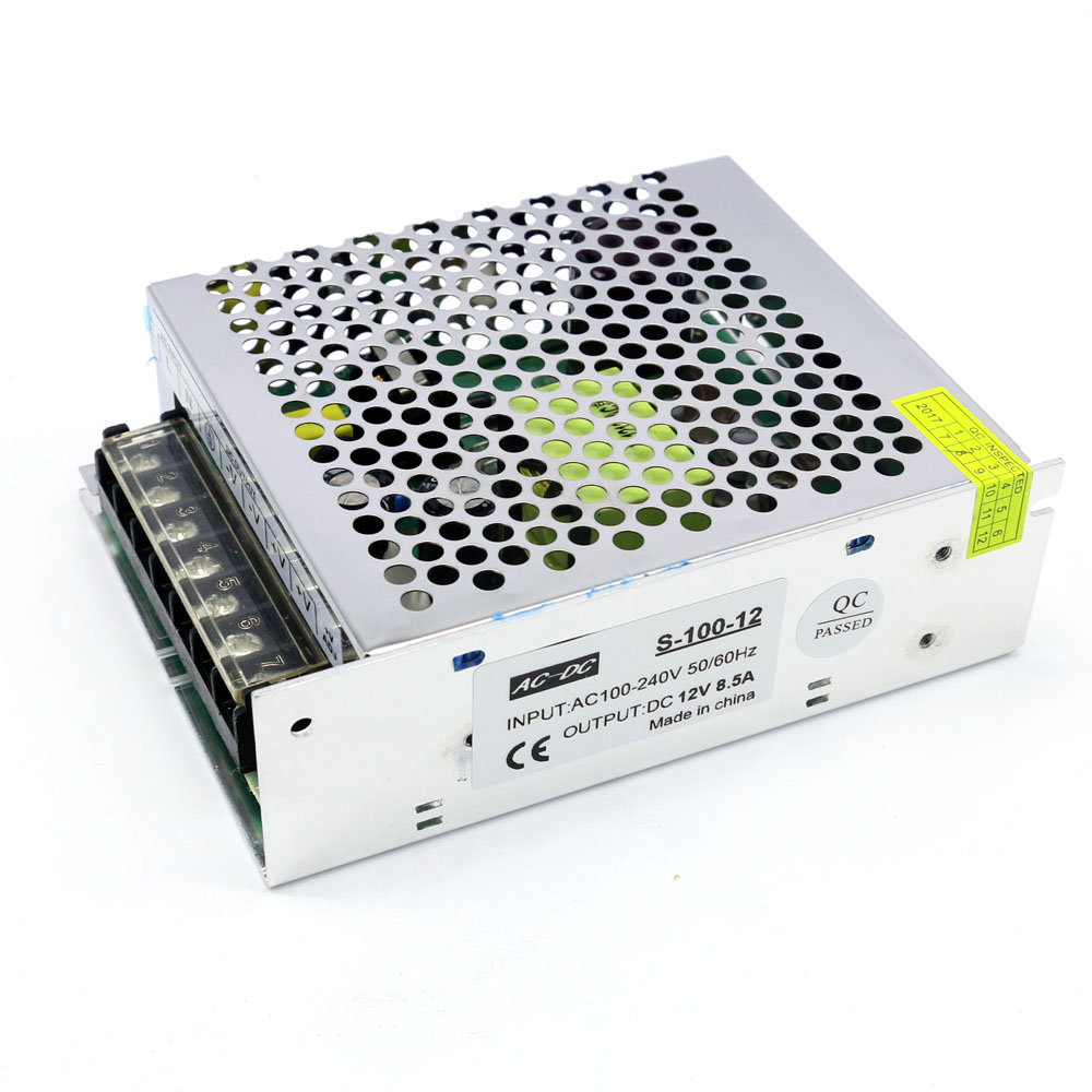 Guangdong Switching Power Supply Dc Light Transformer Ac 100-240v Source Adapter Smps for Led Strips