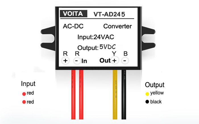 Ac to Dc 24v to 5v 2a Step Down Converter with CE Certification