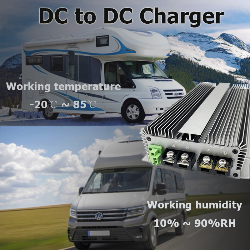 VOITA Car Automotive 600W Single Phase DC 48V to 12V 20A OEM Custom Battery Charger Model VT-DD481220C