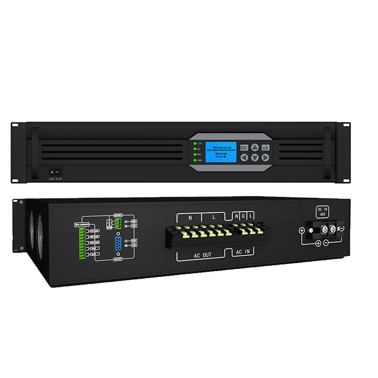 Hot 8000w Pure Sine Wave 10kva DC to AC Inverter 48v to 220v  Solar Inverter Chargers for Solar