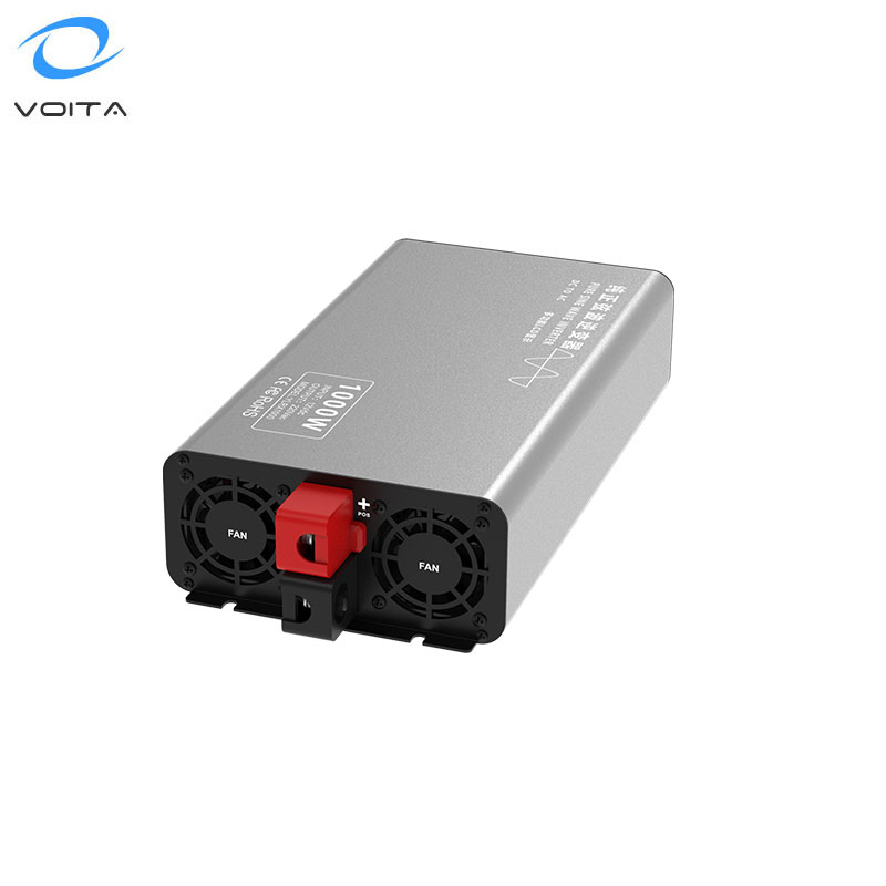 1000W DC 12v 24v to AC 220v 230v 240v Pure Sine Wave Inverter Black Case Off-Grid Single Output Inverter