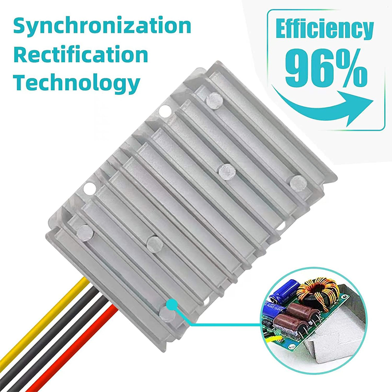 Waterproof Industrial OEM Custom VOITA Step Down 18-32V to 12V 40A 24V to 12V Truck Converter 96% Efficiency