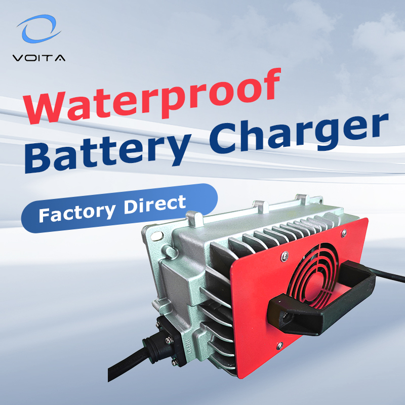 VOITA QA750A-48V15A 48V 15A AC On-Board Charger for LiFePO4 Li-ion Lead-Acid Electric Car Batteries
