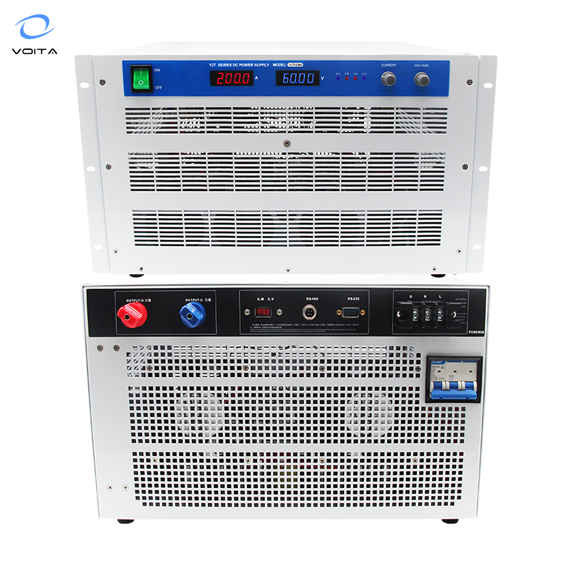 VOITA 12KW Rack Mount Adjustable AC to DC Power Supply 400v 30a 12000W with Electronic protection