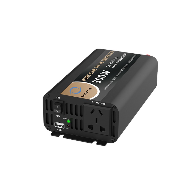 High Efficiency DC to AC 12V 220V Pure Sine Wave Inverter 300W 600W 1000W 1500W IP67 Heat Proof for Home Appliance LCD Display