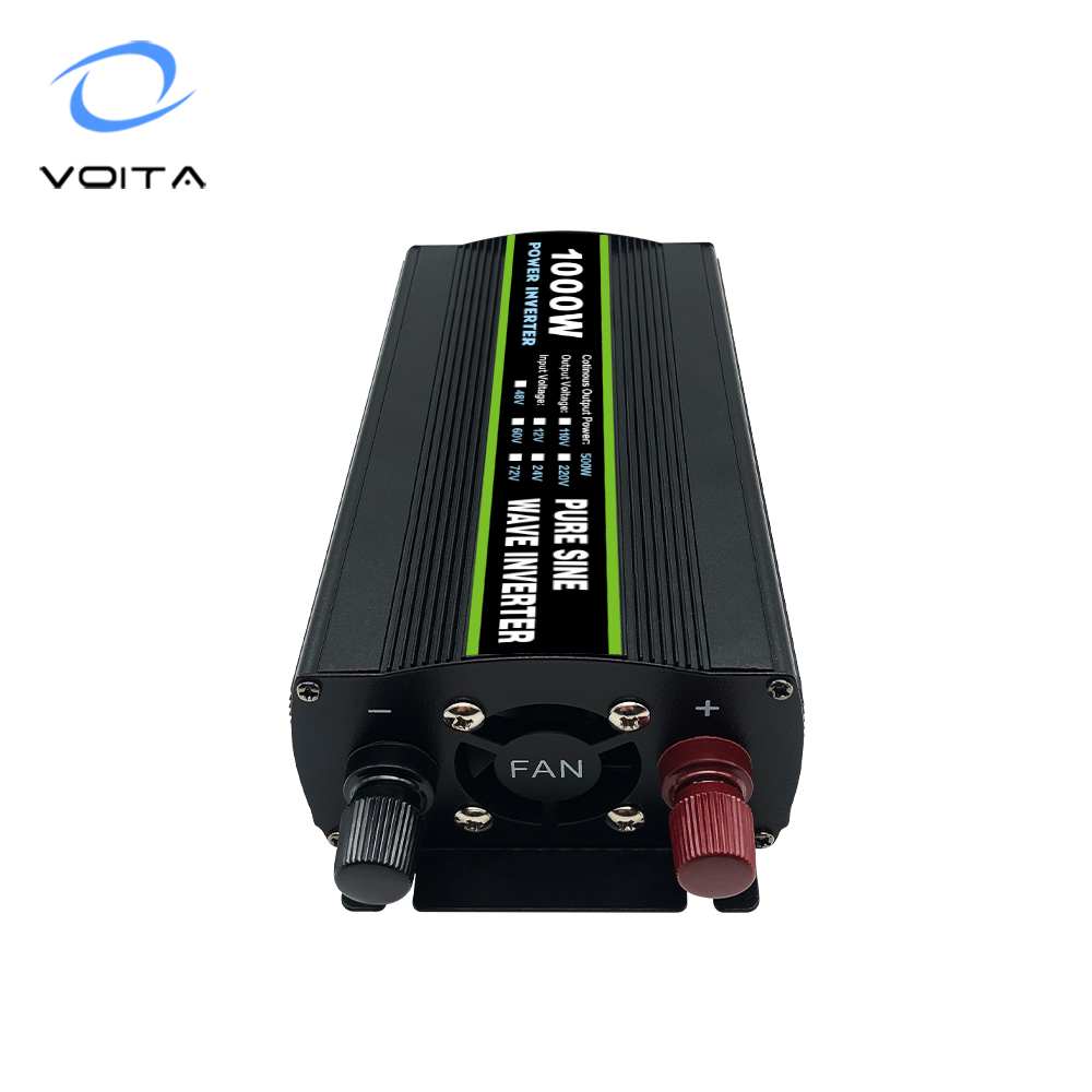 12V 24V Dc Invert Ac 220V Pure Sine Wave Inverter 1000W peak Power Solar Inverter