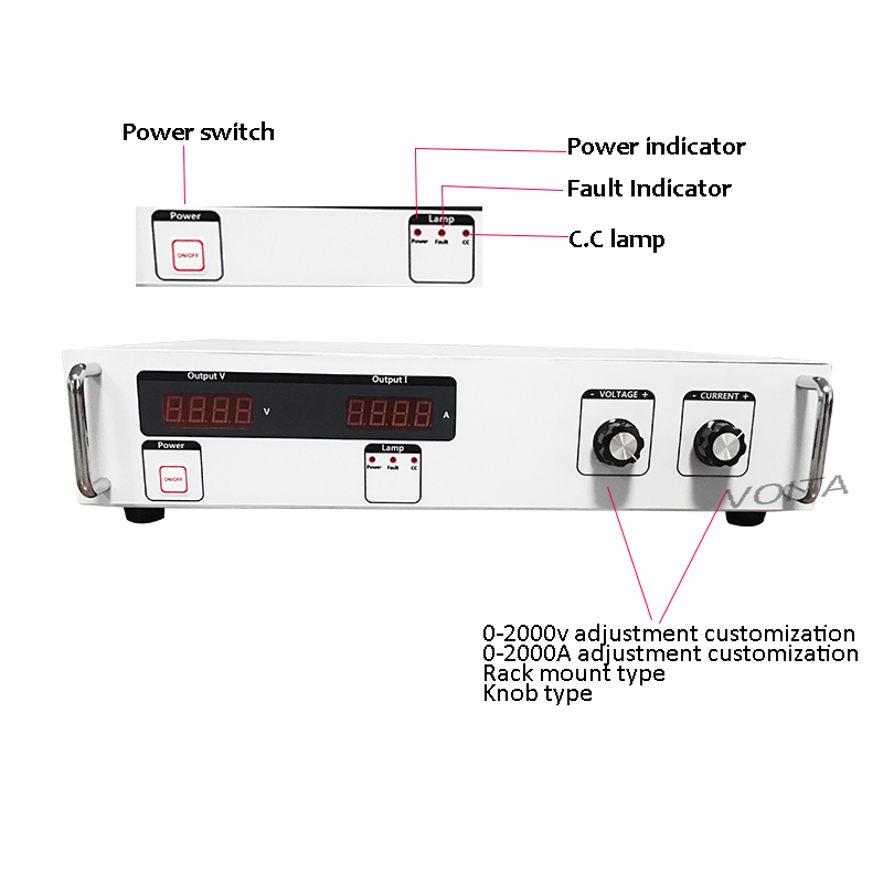 Best Price 500V 5A Constant Dc Adjustable Bench Power Supply for Medical Equipment