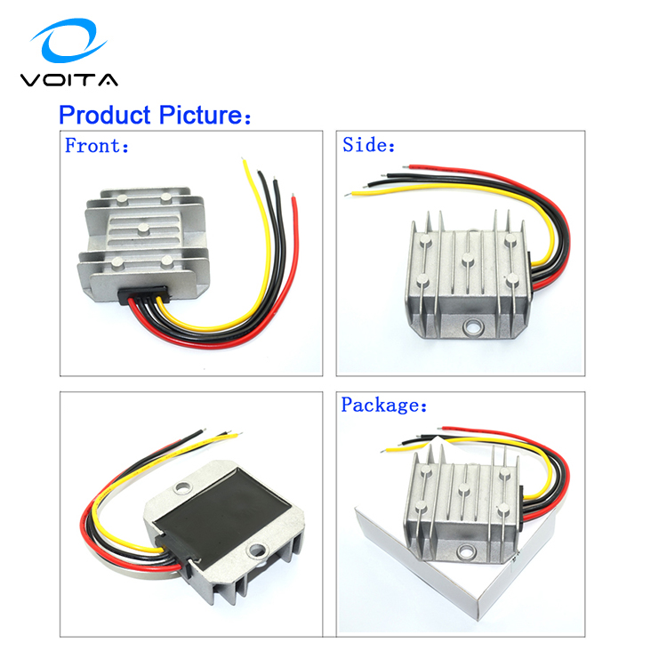 Factory Promotion Price DC 12V/24V 5V 10A 50W Waterproof Single Output Car Power Supply Module Voltage Converter Regulator