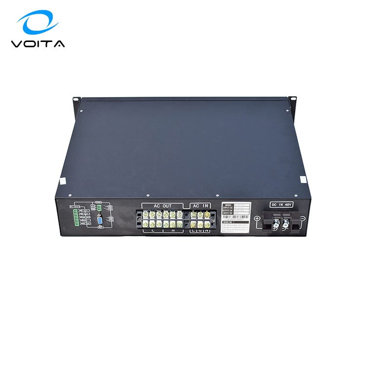 New Desig Dc to Ac Converter 48v to 220v 230v 3KVA Telecom Rack Mount Pure Sine Wave Inverter with Communication Interface