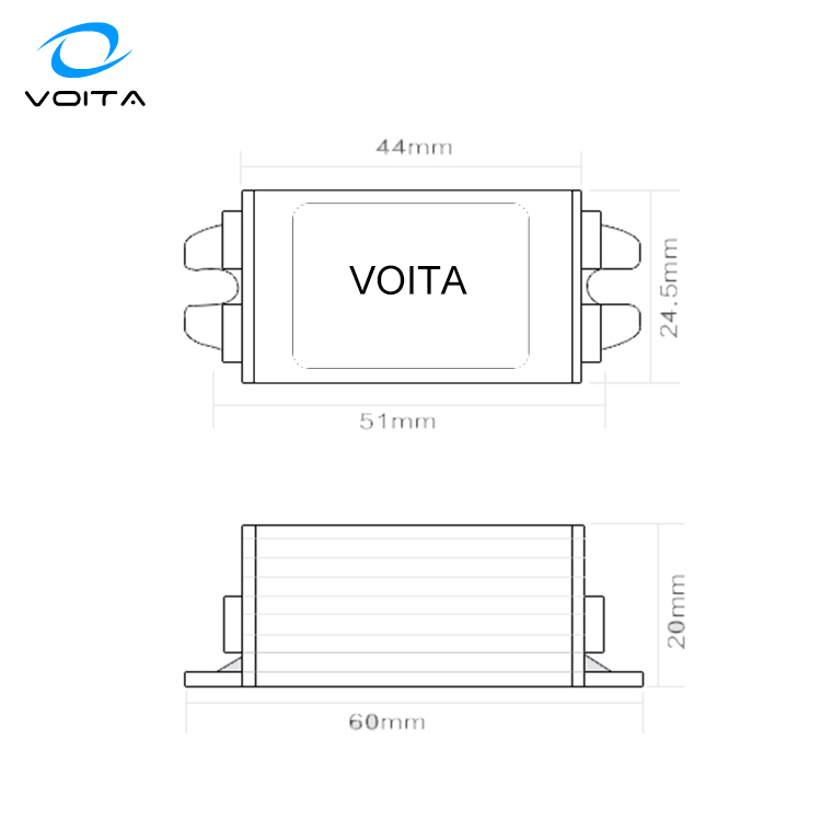 VOITA Factory Price 12v 24v to 5v 2A DC DC Converter 12v to 5v Buck Converter 10W