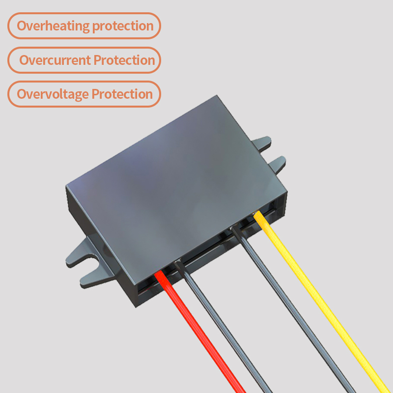 VOITA 48V to 12V DC/DC Converter 1A-3A Single Phase LED Display for Car Truck Vehicle Power Supply