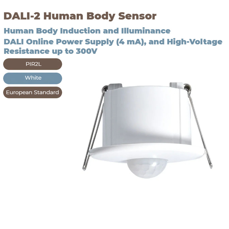 DALI Bus Powered Rotary Dimmer Controller IEC 62386 Wall Mounted Knob Switch for LED Smart Lighting
