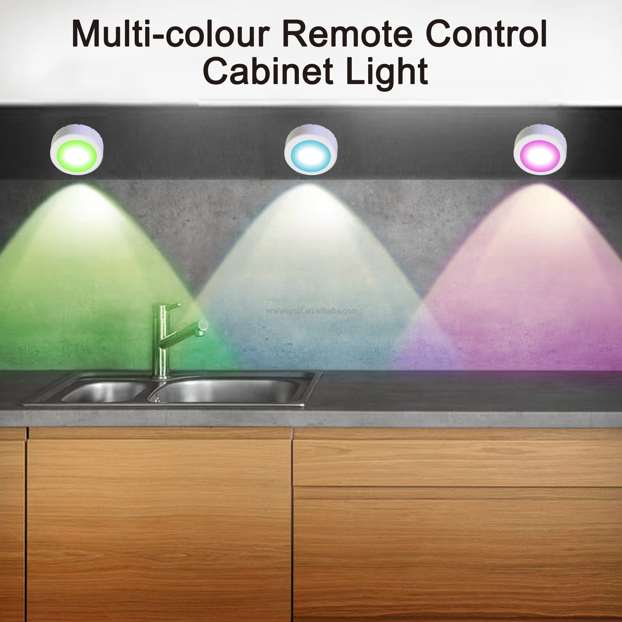 Remote Control Battery Operated Puck Light