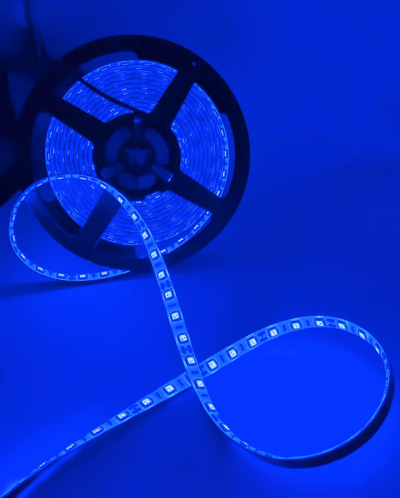 IP65 Waterproof Blue Smart Led Light DC12V SMD5050 60leds/m Copper Cuttable Remote Control 3500K Warm White 2-Year Light