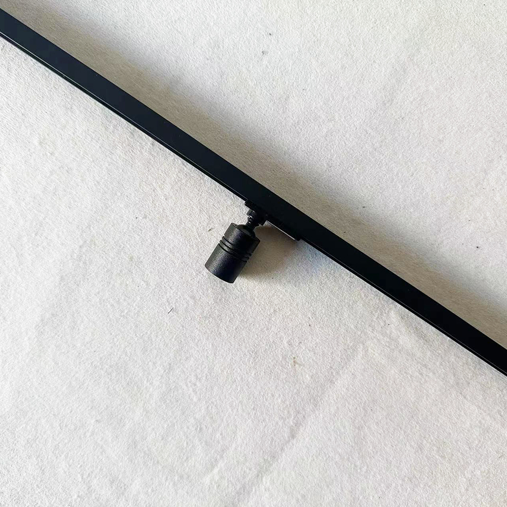 Low Voltage Silver Black Gold Mini Track Light 12V 24V 1W Spot Lighting for Wooden Jewelry museum Display Light