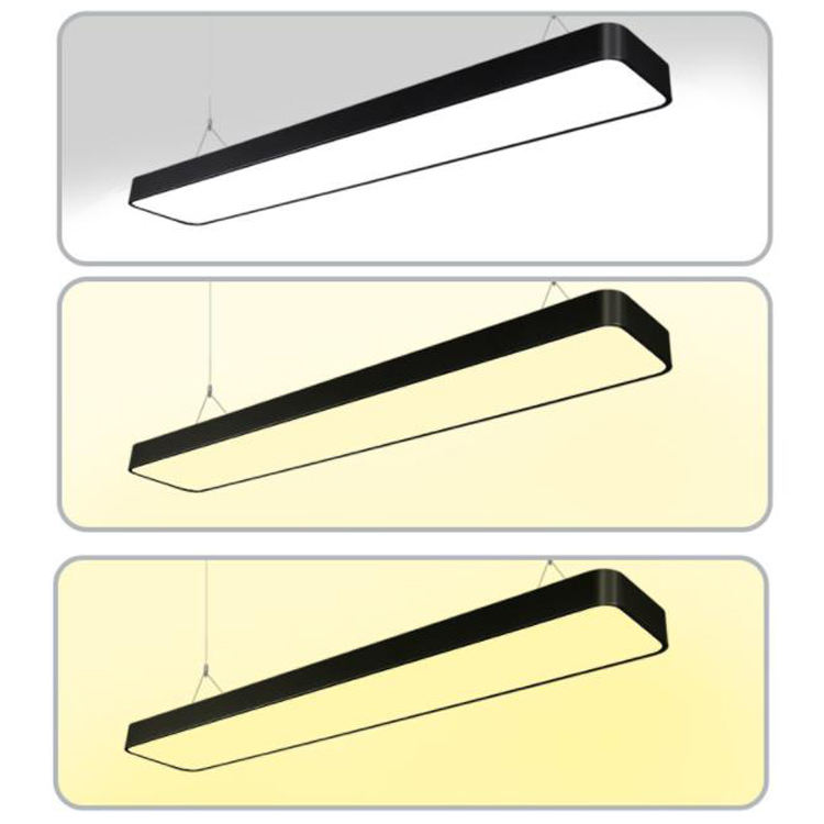 30W LED Linear Pendant Light Modern Design Supermarket Lighting IP67 Rated 3-Year Warranty Iron Seamless Aluminum Material
