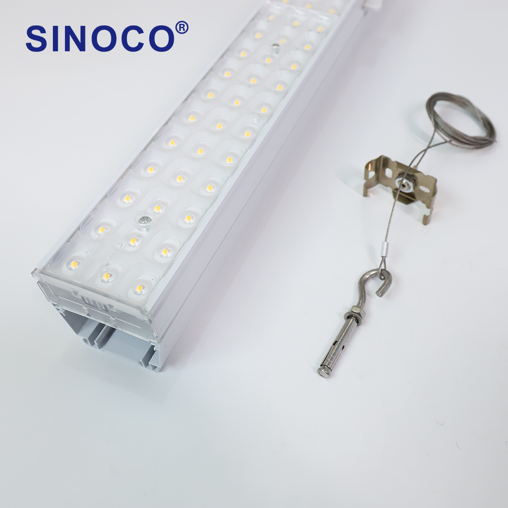 EU DE Warehouse Fast Delivery 3 Days 60mm 1200mm 1500mm Linkable Linear LED Track Lights Black/White 5-Year Warranty DALI/1-10V
