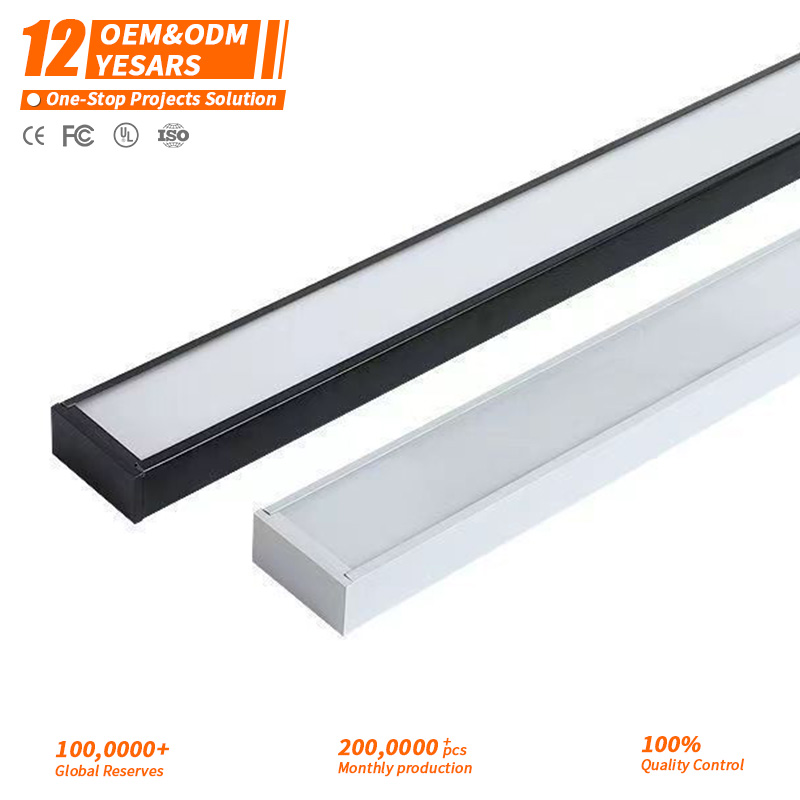 Commercial Light-Emitting Diodes Wrought Aluminum Led Linear Light Gym Shop Office Workshop Pendant Led Linear Light