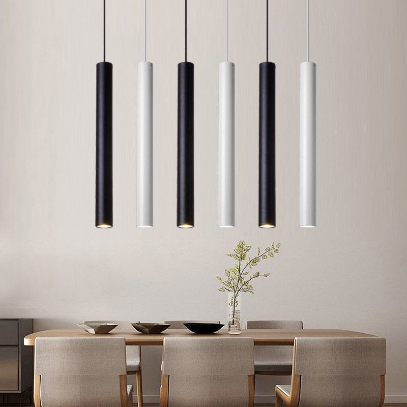 Slim Series 6W DC48V LED Track Lights Black White Durable Housing Longspan Lamps COB Modern Design Mall Restaurant Hotel Club