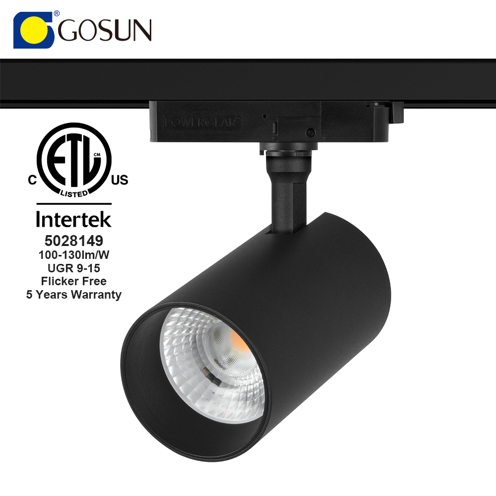 100-240v US Standard 3 Way Single Phase Led Spot Tracklight 13W Led Track Light