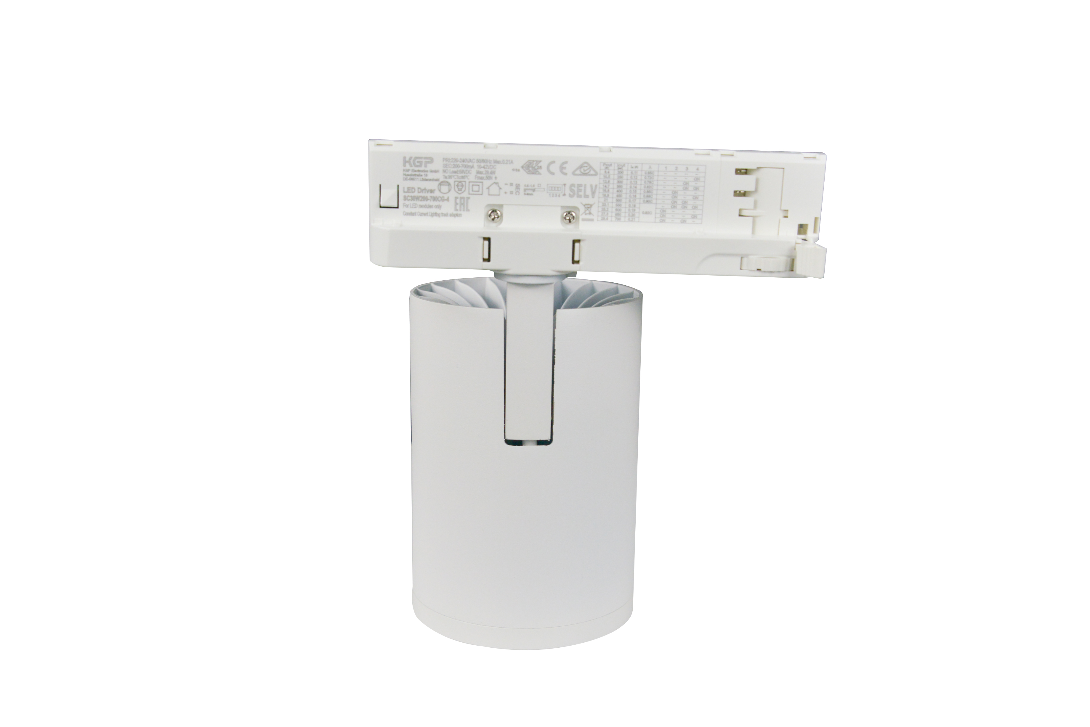 Modern Aluminum 220V Ceiling Spot LED Track Light Dip Switch 30W Cob LED Track Lights for Indoor Supermarket Office Lighting SAA
