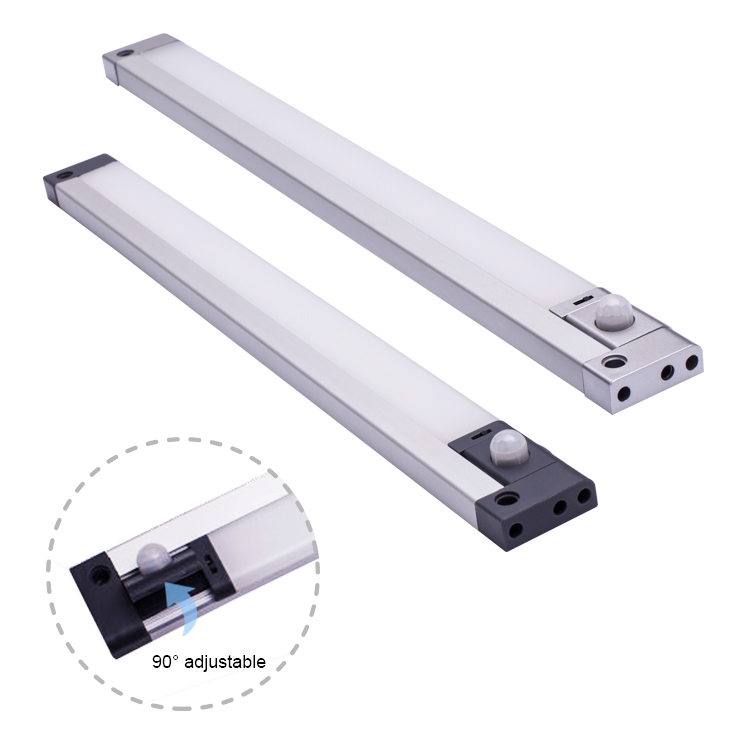 12/24V CE Approved High Quality Factory Wholesale Ir Pir Sensor Led Light Furniture Cabinet Lights Light Gray Modern Ce GS Rohs