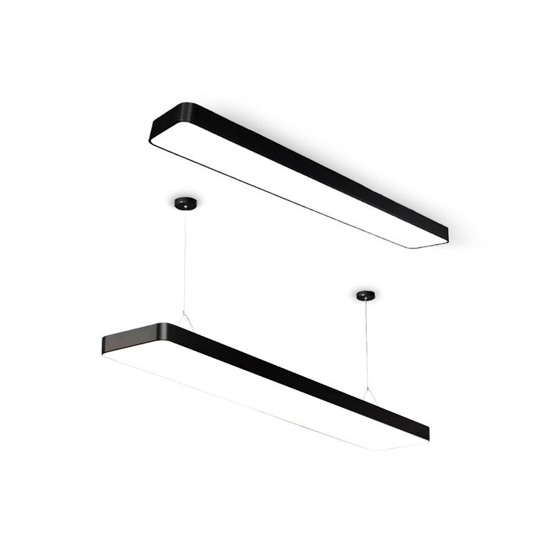 30W LED Linear Pendant Light Modern Design Supermarket Lighting IP67 Rated 3-Year Warranty Iron Seamless Aluminum Material