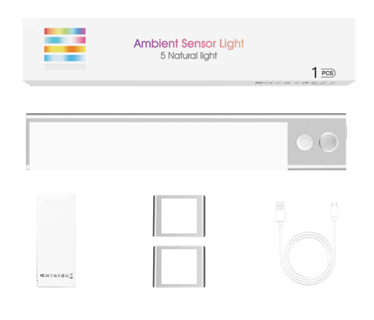 Adjustable Brightness Smart Dimming LED Night Light Eye Protection Cabinet Lights for Bedroom Wall Hanging Essential for Bedroom