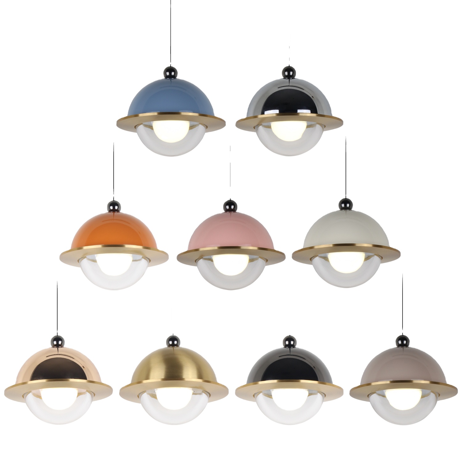 Premium Quality Kitchen Pendant Lights Modern LED Ceiling Hanging Nordic Modern Pendant Lights, Glass Pendant Lighting