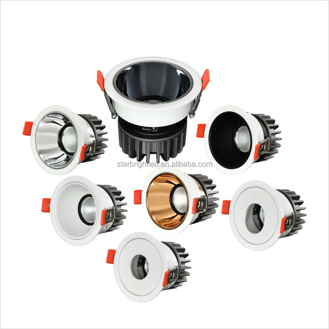 Led Lights Led Recessed Retrofit Downlights Aluminum Led Downlight Commercial Lighting for Hotel