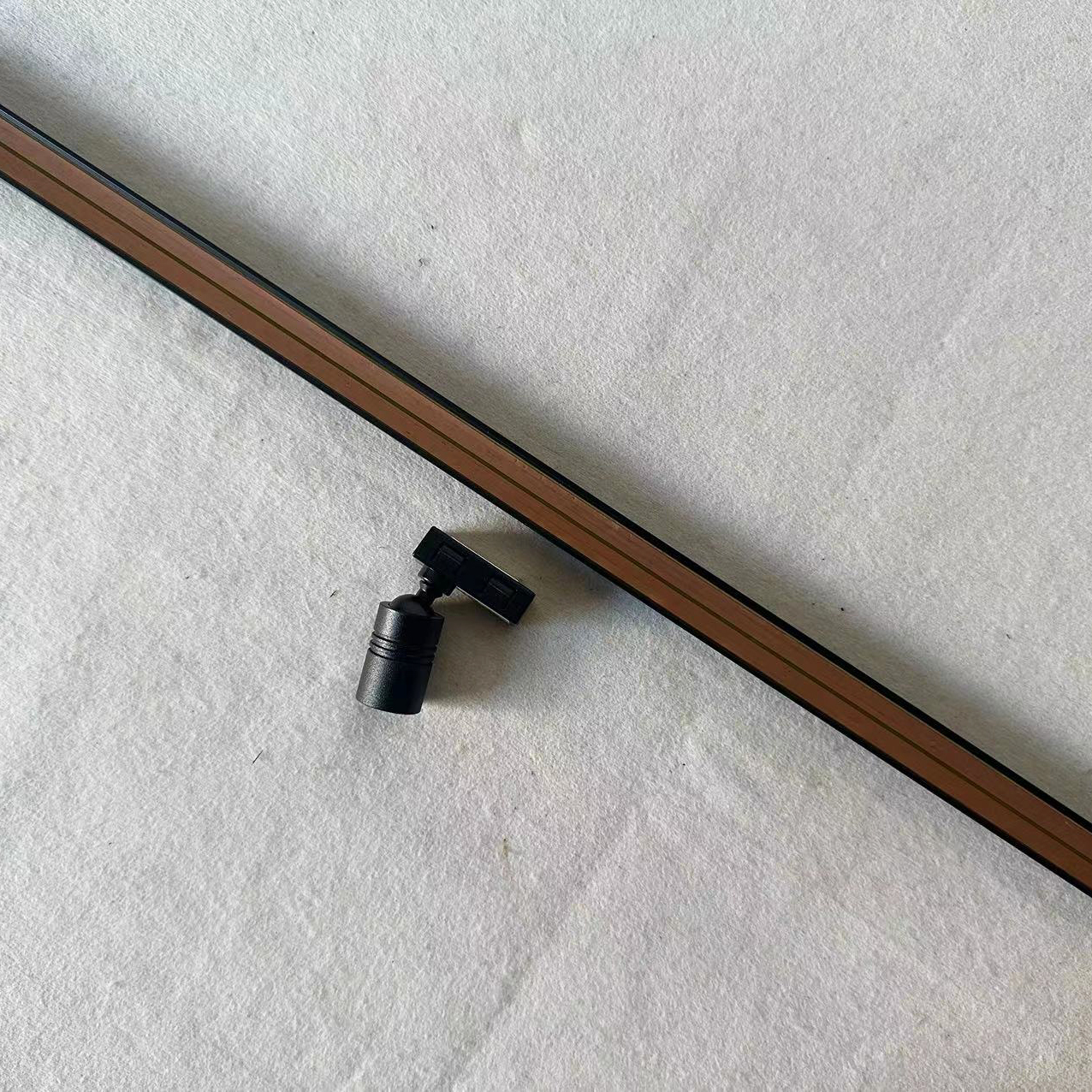 Low Voltage Silver Black Gold Mini Track Light 12V 24V 1W Spot Lighting for Wooden Jewelry museum Display Light