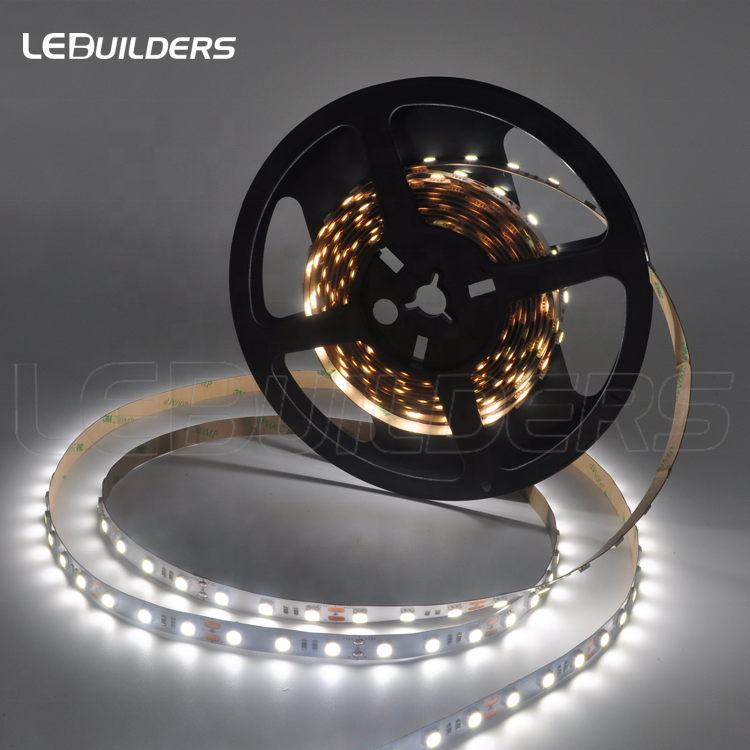 5m 300leds 12V 24V 60leds Per Meter 14.4W/m 2700K 3000K Warm White 4000K 6000K Cool White Smd 5050 Led Strip Light