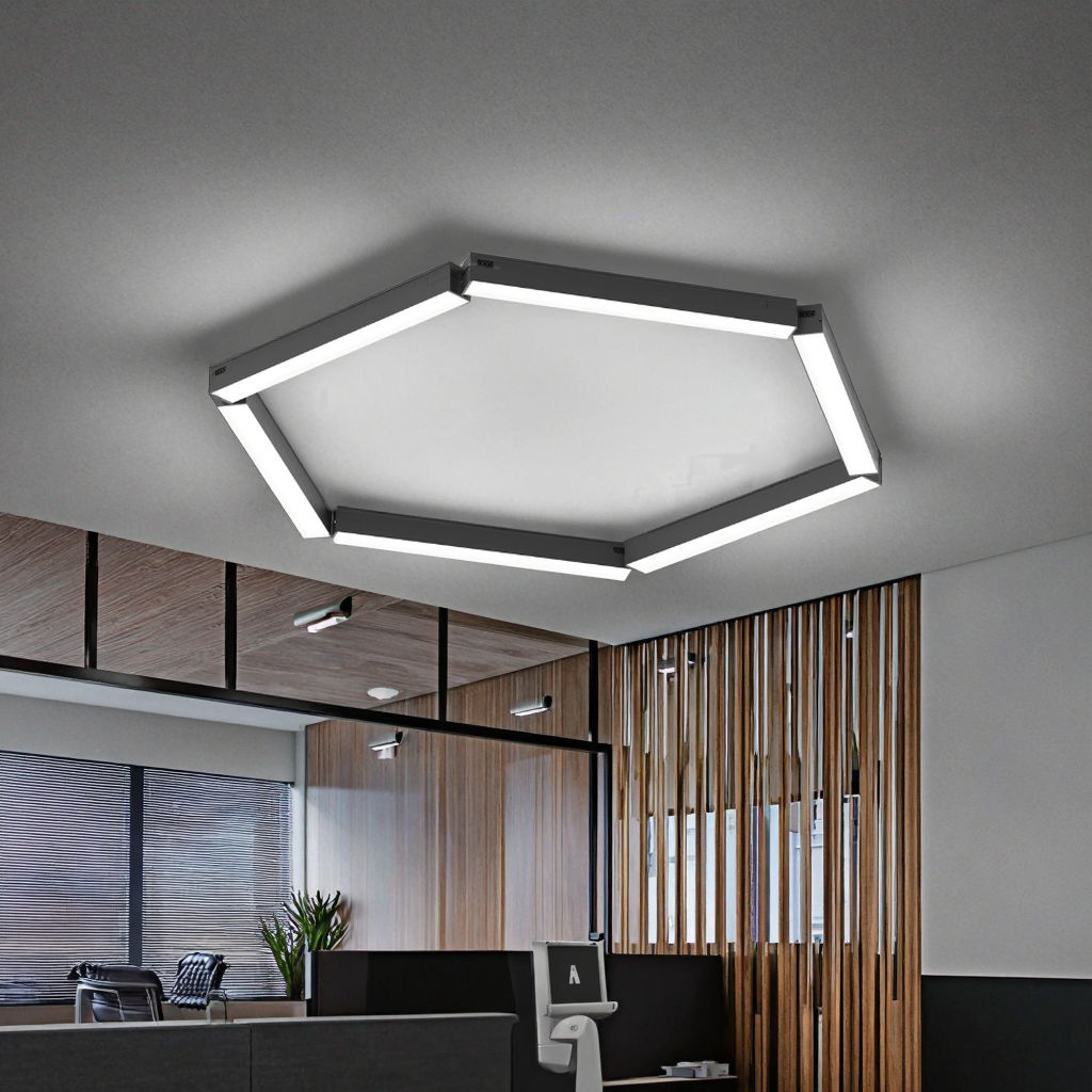 SR Lighting Aluminum PC Cover IP20 3-Year Warranty 4000K 24W LED Linear Pendant Light White/Black CRI 80 for Gym