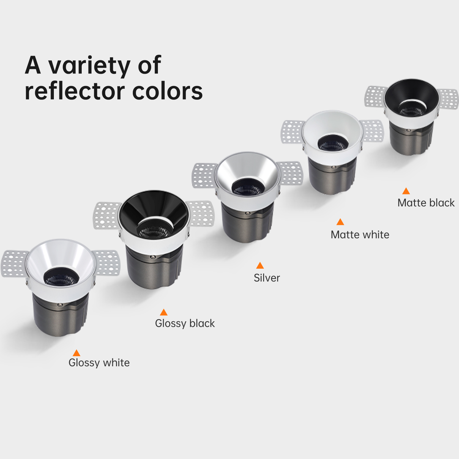 Commercial Lighting Modern Recessed Trimless LED Ceiling Lights 10W-30W 360D Rotatable High CRI97 3000K 4000K Spotlight Home