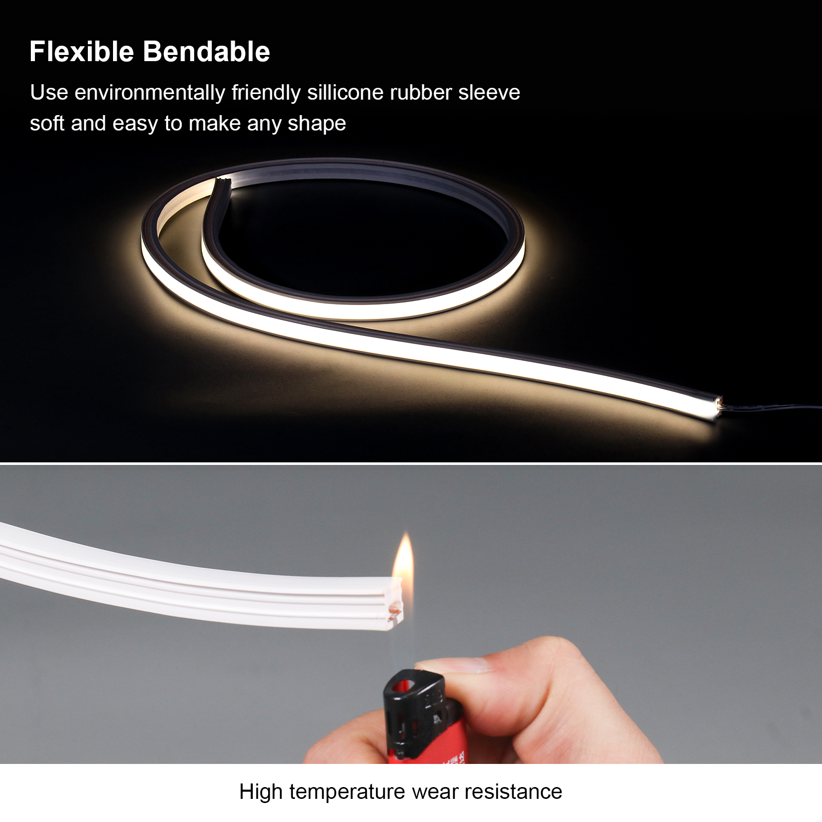 N1010T-FCFS Waterproof RGB LED Neon Strip Light for Bar Bridge Buildings & Swimming Pool Landscape Lighting IP67 Rating