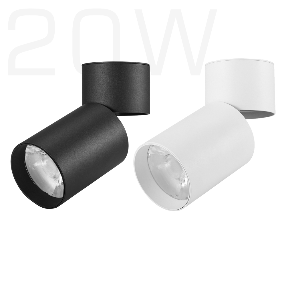 20W Modern Design COB LED Pendant Hanging Light Round Square Surface Mounted Downlight with IP44 Rating