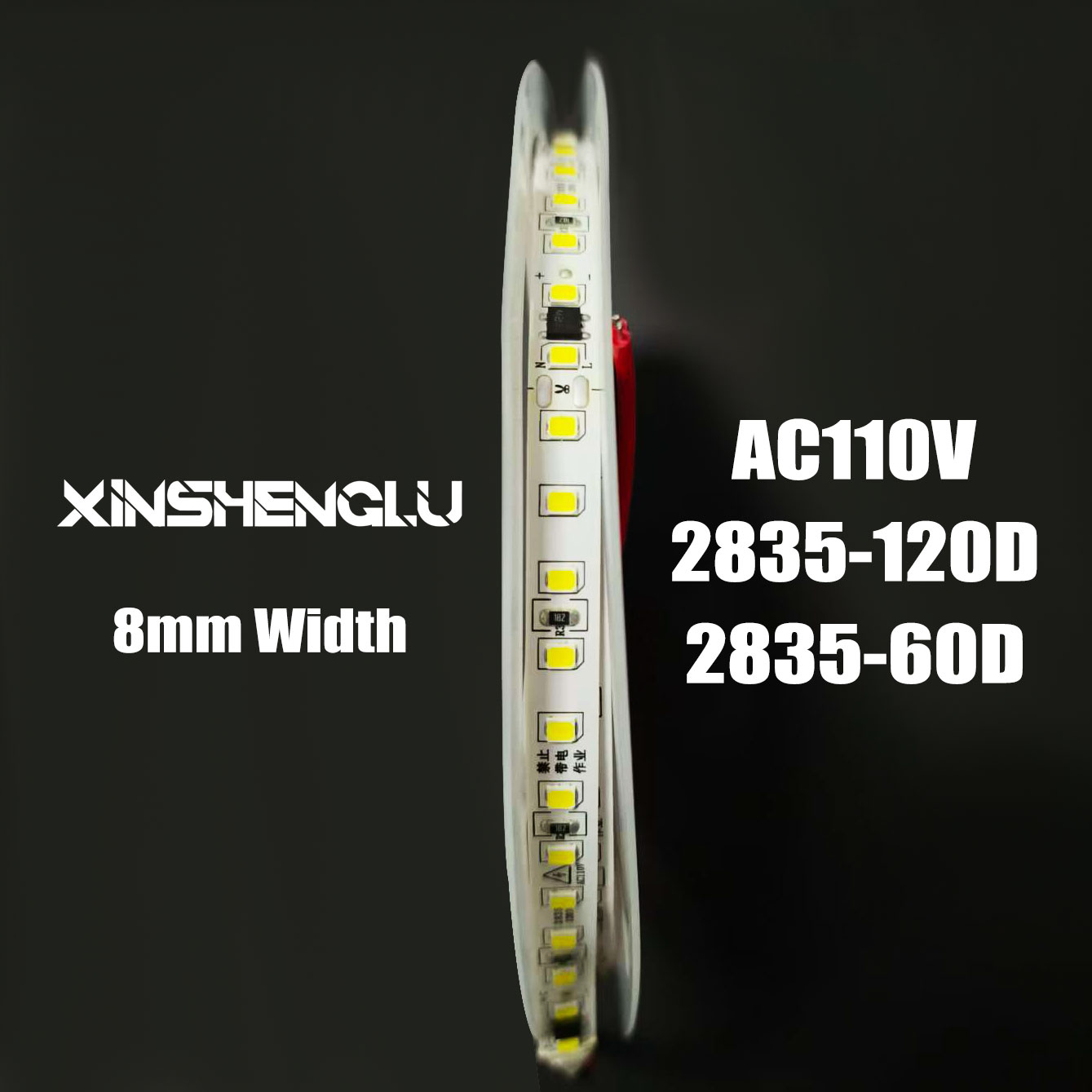 Customizable SMD2835 110V LED Strip 120D/60D High Voltage App Control Cuttable IP65-Cold White Warm White-6500K 2700K Color