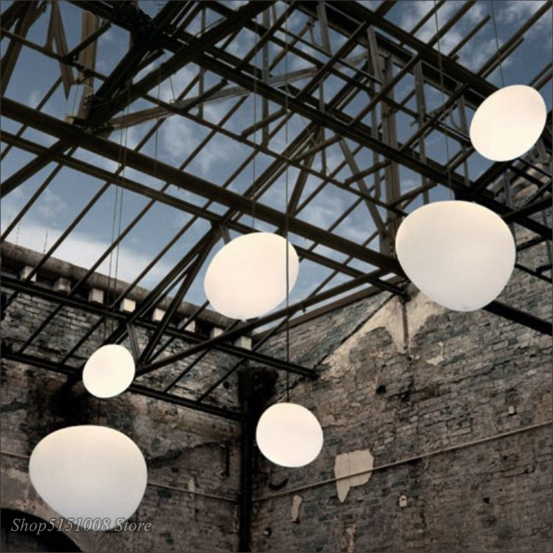 Modern Glass Pendant Lights Italy Foscarini Gregg Hanging Lamp Led Irregular Pendant Lamp Dining Room Kitchen Loft Light Fixture