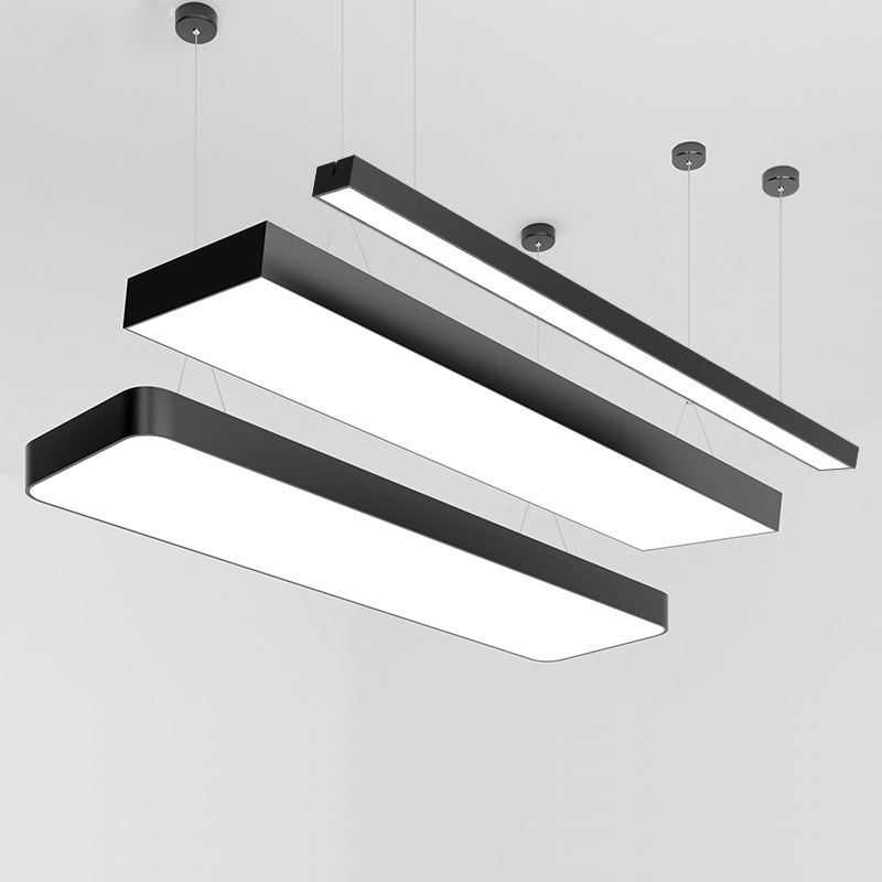 30W LED Linear Pendant Light Modern Design Supermarket Lighting IP67 Rated 3-Year Warranty Iron Seamless Aluminum Material