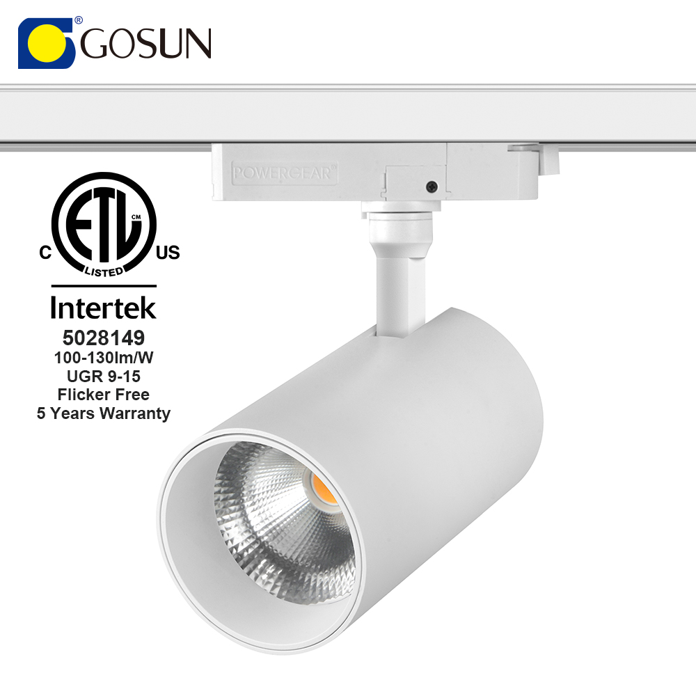 100-240v US Standard 3 Way Single Phase Led Spot Tracklight 13W Led Track Light