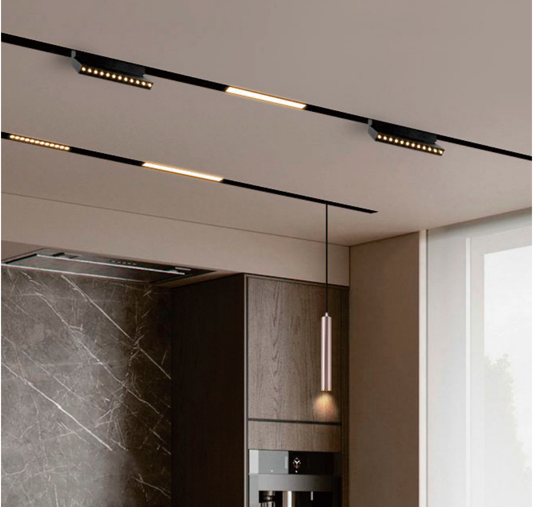 Slim Series 6W DC48V LED Track Lights Black White Durable Housing Longspan Lamps COB Modern Design Mall Restaurant Hotel Club